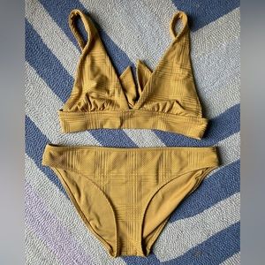 Aerie swimsuit in gold